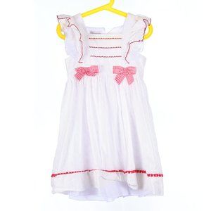 Bobbie Jean White Girl's Dress Size 6